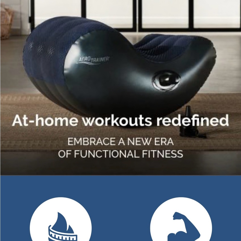 Black and Blue AeroTrainer Fitness Equipment